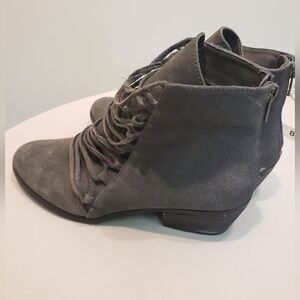 Yellow Box Leather Booties Size 8